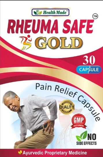 Health Made Rheuma Safe Gold 30 Capsule For Arthritis And Body Pain Relief